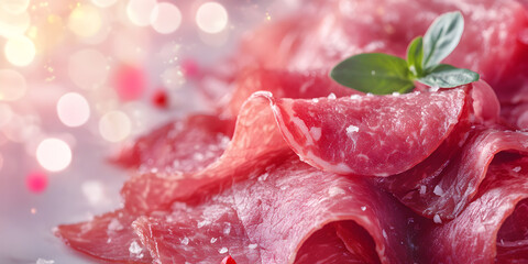 High-Quality Fresh Raw and Cooked Meat Selection Featuring Juicy Steak Cuts, Grilled Ham, and Sliced Pork with a Delicious and Mouthwatering Presentation