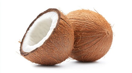 Harvesting vibrant green coconut tropical island photography sunlit beach close-up smooth outer texture