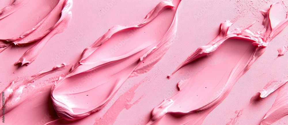 Leinwandbilder vibrant pink textured background with dynamic brush strokes showcasing various shades of pink, creat