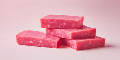 High-Quality Fresh Raw and Cooked Meat Selection Featuring Juicy Steak Cuts, Grilled Ham, and Sliced Pork with a Delicious and Mouthwatering Presentation