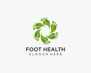 Foot health logo
