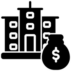 Investment Glyph Icon