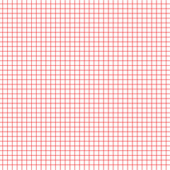 Red grid pattern background. Grid templates isolated on white background. Square grid lines black background - stock vector in eps 10.