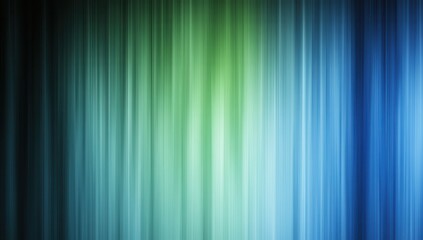Abstract vertical gradient background with smooth flowing lines in shades of green, blue, and black for modern design projects and artistic composition