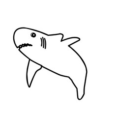 Shark Outline Vector 