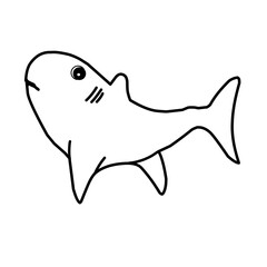 Shark Outline Vector 