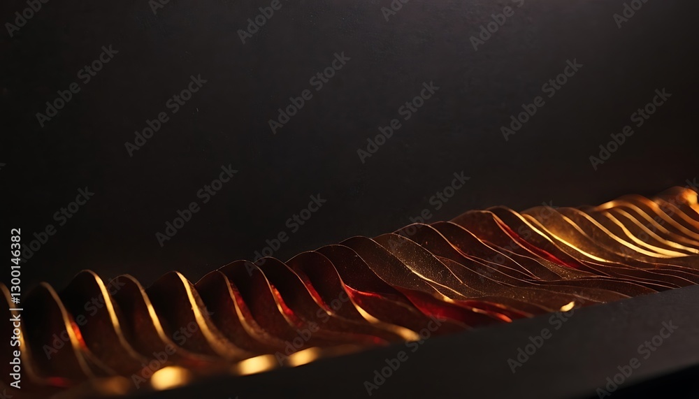 Fototapete luxury red gold title border background black abstract text banner blank vip backdrop with golden fr