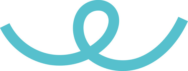 geschwungene blaue Linien