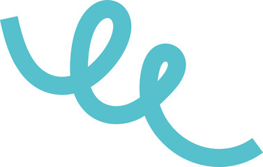 geschwungene blaue Linien