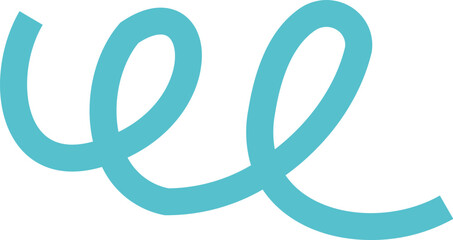 geschwungene blaue Linien