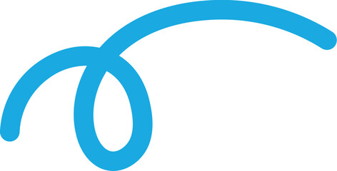 geschwungene blaue Linien