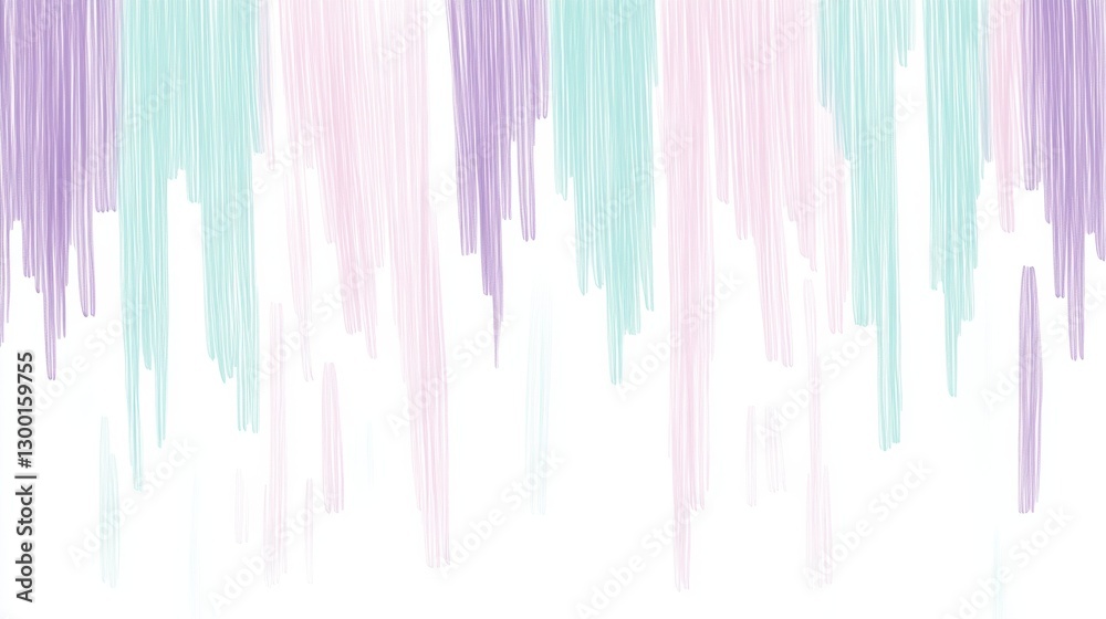 Poster soft pencil strokes create a calming pastel background for artistic projects and design purposes in 