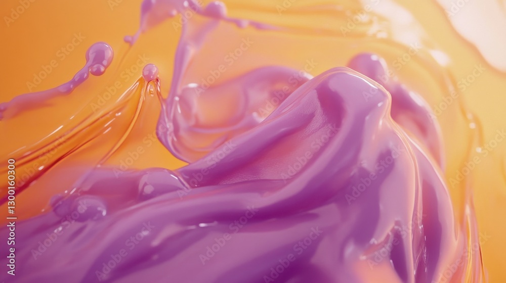 Aufkleber elegant minimalist pencil strokes forming a beautiful gradient of colors in a creative workspace