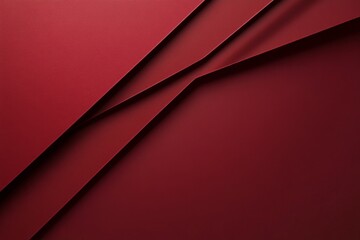 Abstract red paper layers, geometric design, dark background, website banner