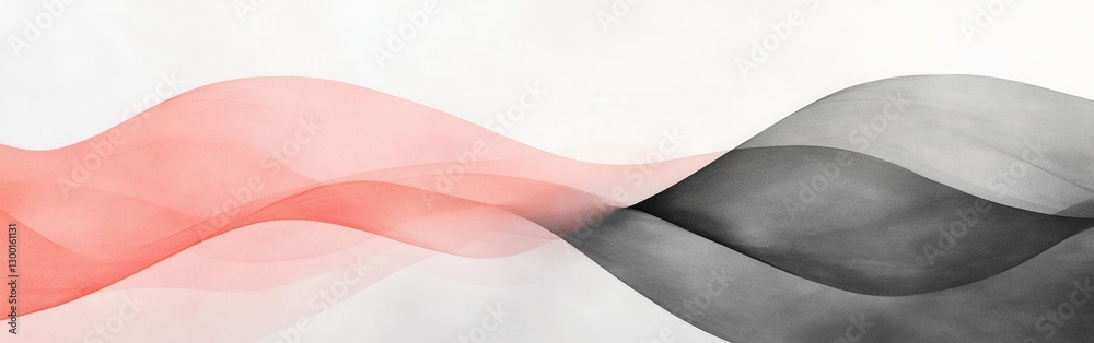 Poster elegant gradient of pencil strokes flowing in curved patterns creates a serene visual experience in 