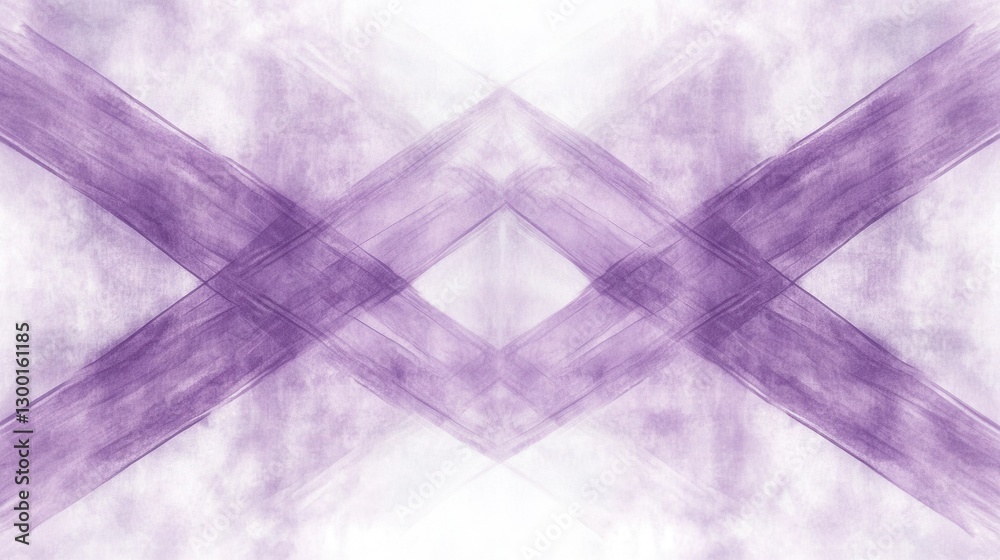 Poster Elegant pastel lavender pencil strokes create a soft and calming visual effect for serene artistic expression