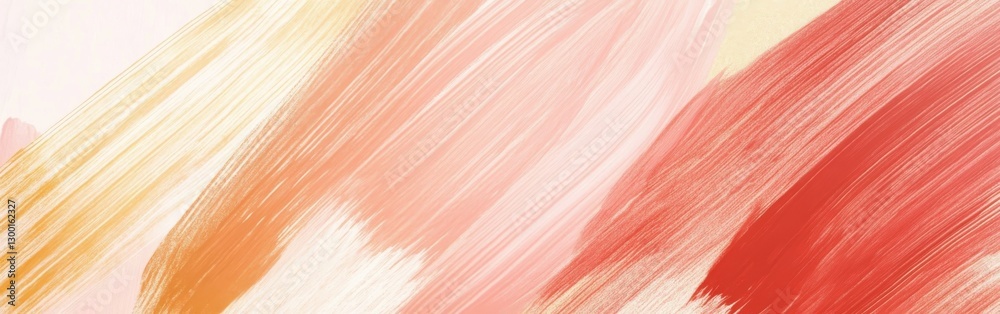 Poster Abstract pencil strokes create a soft background of warm colors and gentle textures for artistic expression