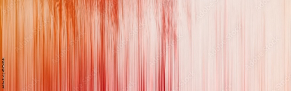 Poster Abstract pencil strokes create a soft backdrop with thin red and orange lines in an artistic composition