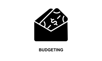 Budgeting Isolated Vector Illustration