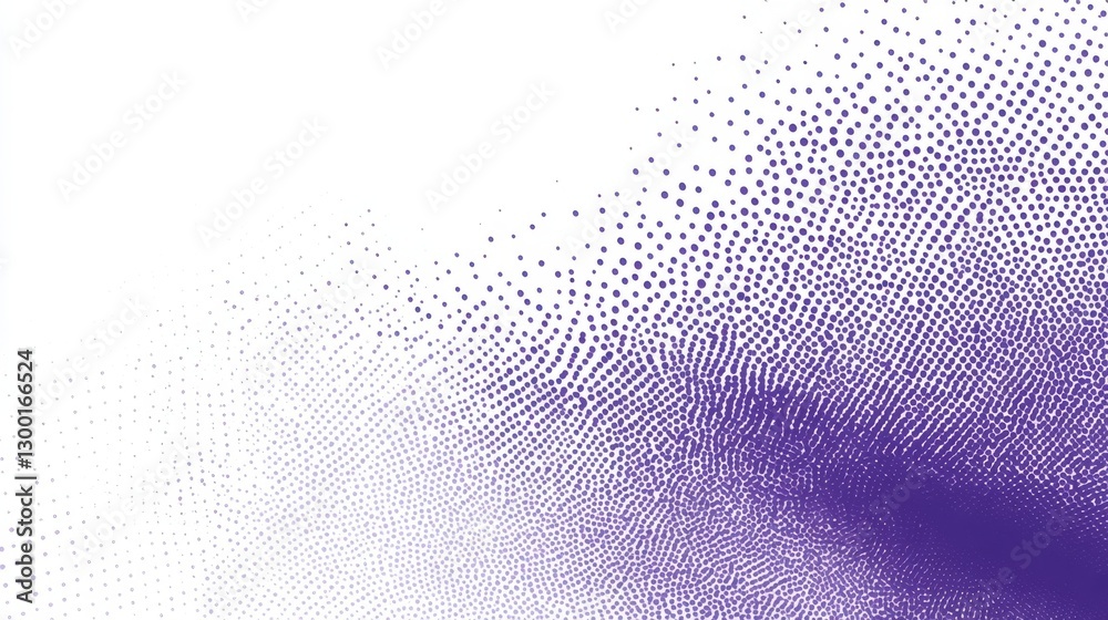 Poster lavender halftone pattern with gentle transition from light to dark shades, creating a textured visu