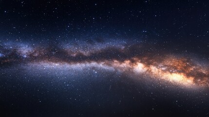 Obraz premium Digital art exploration of outer space mysteries and wonders of the cosmic landscape