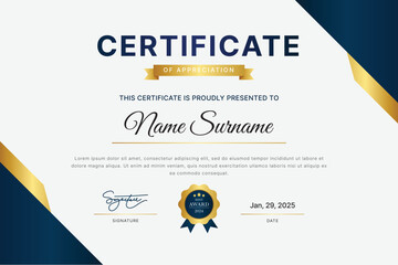 Elegant Certificate Template Design