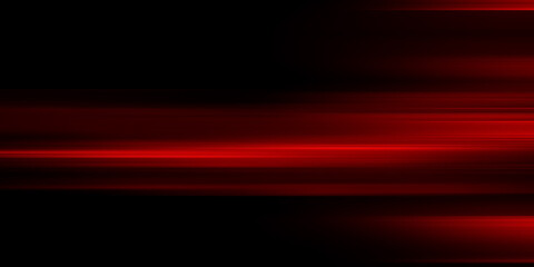  Striking red light streak on a deep dark background vividly symbolizes the concept of fast...