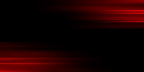  Striking red light streak on a deep dark background vividly symbolizes the concept of fast...