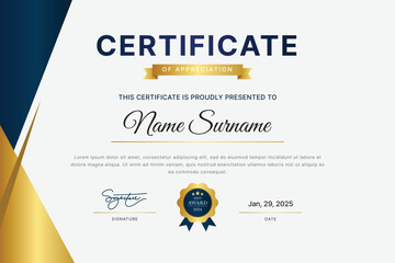 Elegant Certificate Template Design