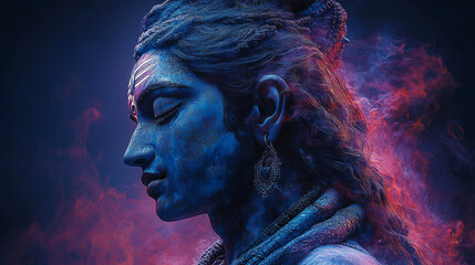Celestial Ascension: Futuristic Shiva Visions