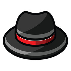 colorful hat vector image on white background 