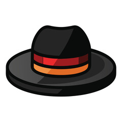 colorful hat vector image on white background 