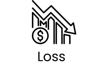 loss , downfall icons