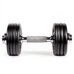 Naklejka premium Heavy dumbbell for strength training and muscle building