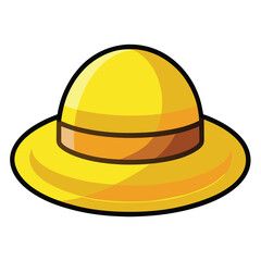 colorful hat vector image on white background 