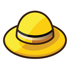 colorful hat vector image on white background 