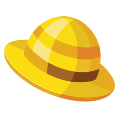 colorful hat vector image on white background 