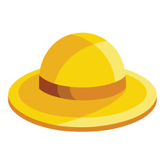colorful hat vector image on white background 