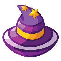 colorful hat vector image on white background 