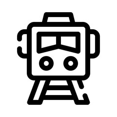 Train & Railway line icon