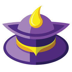 colorful hat vector image on white background 