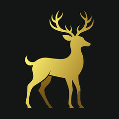 deer silhouette vector