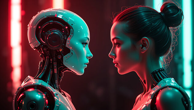 Face-Off Between Human and AI Humanoid Representing the Future of Artificial Intelligence
