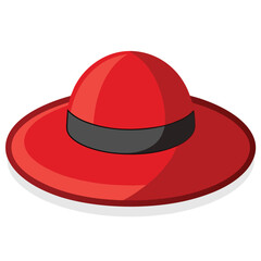 colorful hat vector image on white background 