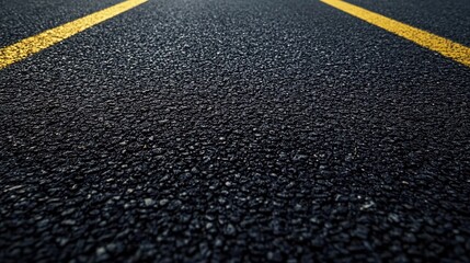 Fototapeta premium Black asphalt road and empty dark street scene background with studio room interior texture for display products wall background , 8k Resolution 