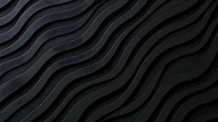 Abstract Dark Wavy Patterned Background with Subtle Light Reflective Elements