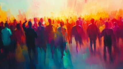 Dynamics of crowd – people in flow