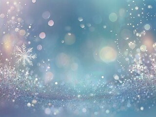 "Dreamy Abstract Water Splash with Sparkling Light Effects"