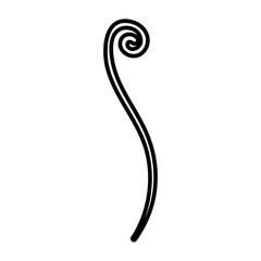 Decorative icon vector. Ornaments elements illustration sign. Decorative elements symbol or logo.