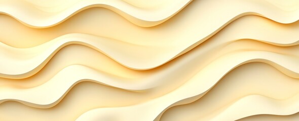Obraz premium An abstract beige landscape characterized by textured areas, swirling lines, and dunes
